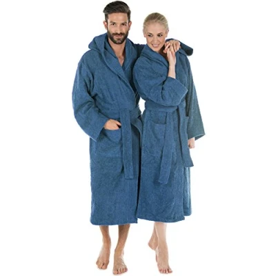 Afbeelding van CelinaTex Montana uniseks badjas (1 stuk), Blauw