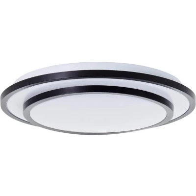 Afbeelding van Brilliant Luciano Plafondlamp LED 24W 3000K Zwart