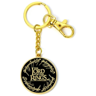 Afbeelding van Lord of the Rings One Ring Logo Metalen Sleutelhanger