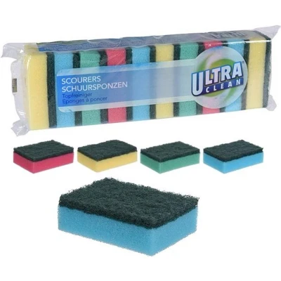 Afbeelding van Ultra Clean Schuursponzen 8X5X2.5 Cm 10 Stuks