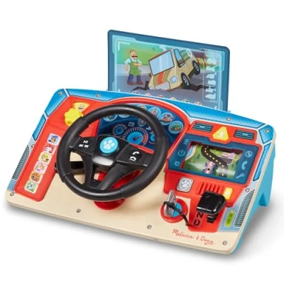 Afbeelding van Melissa &amp; Doug Paw Patrol houten dashboard, simulatiespel met figuren, creatief speelgoed, cadeau voor jongens en meisjes van 3, 4, 5, 6, 7 jaar