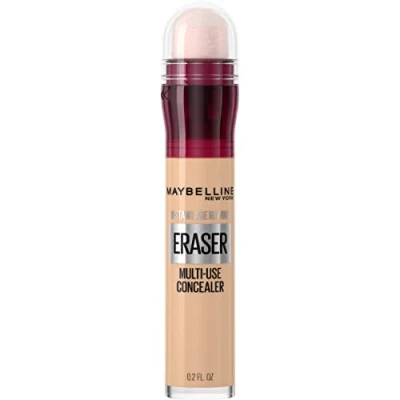 Image de Maybelline New York Instant Anti Age Eraser 01 Light Réduit les cernes en un seul swipe Avec applicateur éponge intégré Beige 6,8 ml