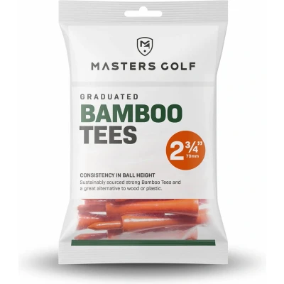 Afbeelding van Bamboo Graduated Golftees 70mm 20 stuks Oranje