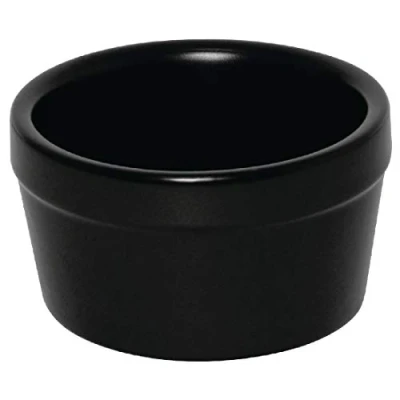 Afbeelding van Olympia stapelbare ramekin mat zwart 77x45mm (6 stuks)