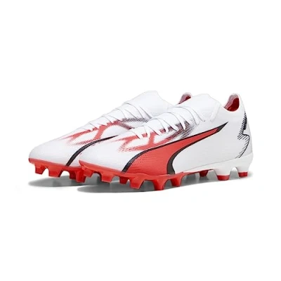 Afbeelding van puma Senior Voetbalschoenen Ultra Match Fg/ag 001 White Black fire
