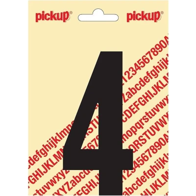 Afbeelding van Plakcijfer Nobel Sticker cijfer 4 Pickup