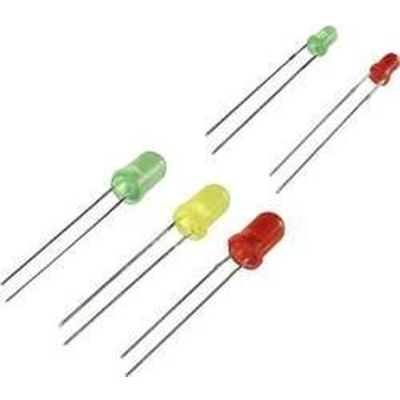 Afbeelding van LED assortiment groen, rood,, geel rond 3 mm, 5 mm