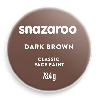 Afbeelding van Snazaroo Verf voor gezicht en lichaam, make up vermomming, kinderen volwassenen, blush 75 ml, kleur: bruin