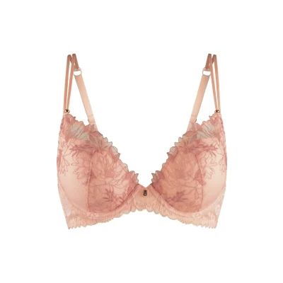 Afbeelding van Lingadore UP BH PUSH Pushup BH, Dames, Maat: 75E, Pfirsich