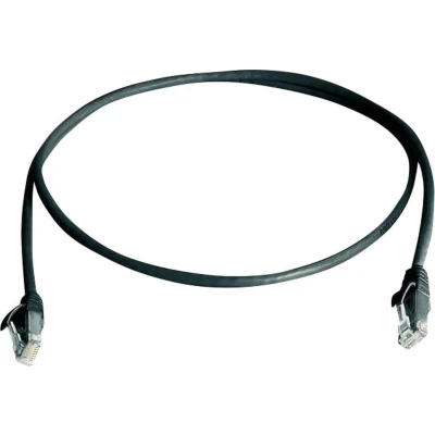 Afbeelding van Telegärtner L00003E0000 RJ45 Netwerkkabel, patchkabel CAT 5e U/UTP 5.00 m Zwart Vlambestendig, Halogeenvrij 1 stuk(s)