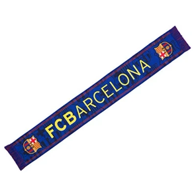 Afbeelding van Fc Barcelone Barca sjaal officiële collectie maat 140 cm, marineblauw, 140, Navy Blauw