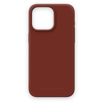 Afbeelding van iDeal of Sweden Silicone Case met magnetische ring iPhone 15 Pro Max Dark Amber