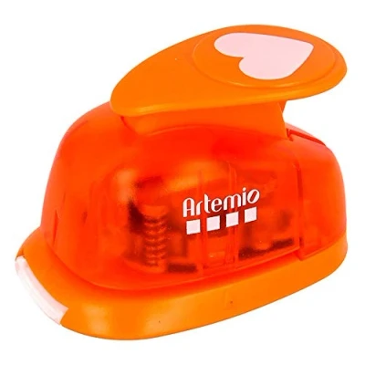 Afbeelding van Artemio medium pons hart 2,5x2 cm