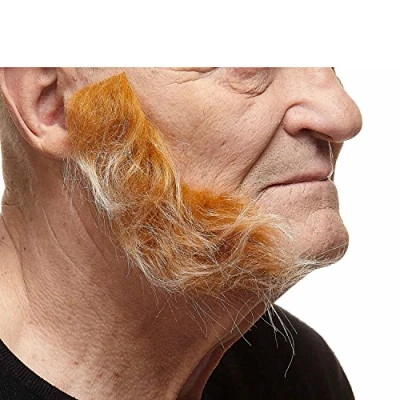 Afbeelding van Valse bakkebaarden My Other Me Oranje