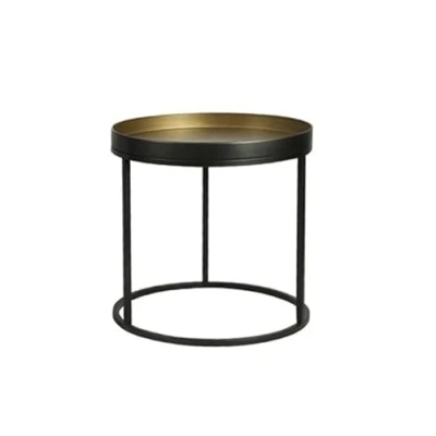 Afbeelding van Countryfield Bijzettafel Marton Goud 35 x 36 cm
