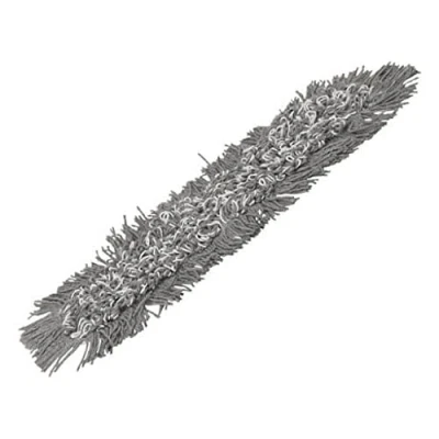 Afbeelding van Vikan Moppen Microfibre Damp 43 Microvezel Vlakmop Grijs Klittenband 400mm