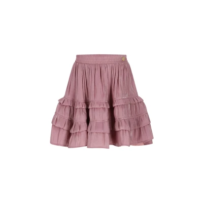 Afbeelding van Le Chic Thamsin Rok Met Ruches *roze* Meisjes 104