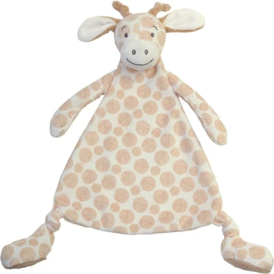 Afbeelding van Happy Horse Giraf Gessy Knuffeldoekje Beige Baby cadeau