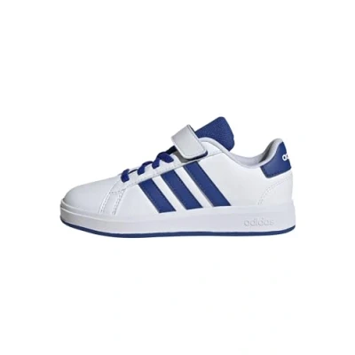 Afbeelding van adidas Uniseks kinderen Grand Court 2.0 schoenen Children, Ftwr Wit/Team Royal Blue/Core Black, 34 EU