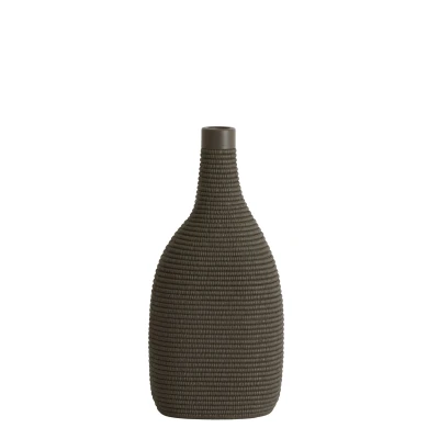 Afbeelding van Light &amp; Living Vaas YOUNA 16x12x33cm Bruin
