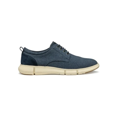 Afbeelding van Geox Adacter Sportieve veterschoenen, Heren, Maat: 41, Navy Leer en textiel