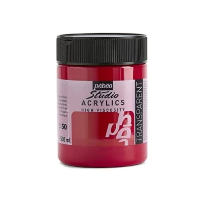 Afbeelding van Pébéo acrylverf Fine Studio magenta primair 500 ml