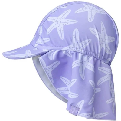 Afbeelding van Swim Essentials UV Zonnepetje Baby Lila Sea Star 1 2 jaar