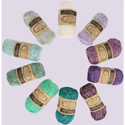 Afbeelding van Scheepjes Stone Washed colour pack 10x25g Chakras