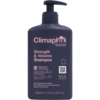 Afbeelding van Climaplex Strengh &amp; Volume Shampoo offwhite, Maat: 400 ml, Off white