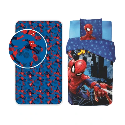 Afbeelding van Spiderman Dekbedovertrek + Hoeslaken 8721122784402