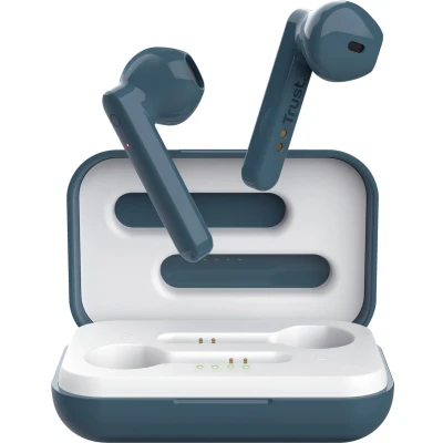 Afbeelding van Trust Primo Touch Bluetooth Draadloze Oortjes, Blauw Oortjes
