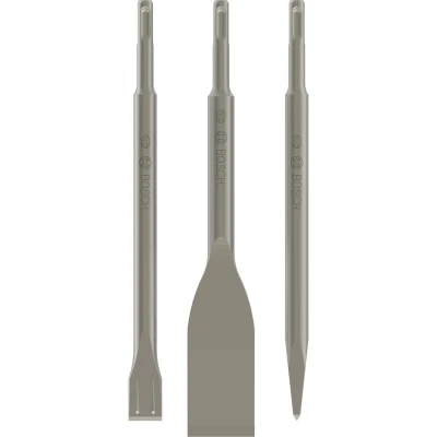 Image de BOSCH 2607019159 jeu de ciseaux SDS Plus point tile plat 3 pièces