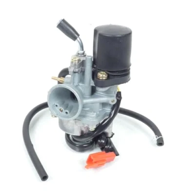 Afbeelding van carburateur 16 mm starter auto type originele scooter MBK 50 Nitro 2004 nieuw