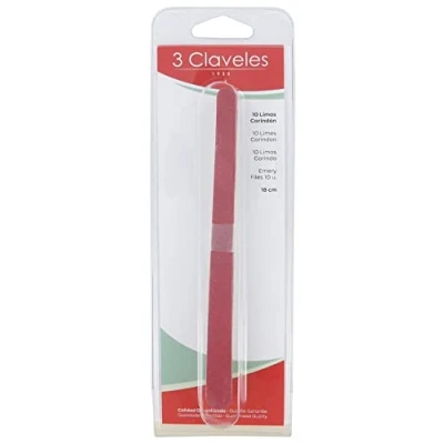 Afbeelding van 3 Claveles Nagelvijl Korund 18 cm 10 Vijlen