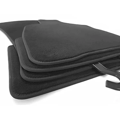 Afbeelding van Mini Countryman F60 velours vloermatten originele kwaliteit zwart 4 stuks