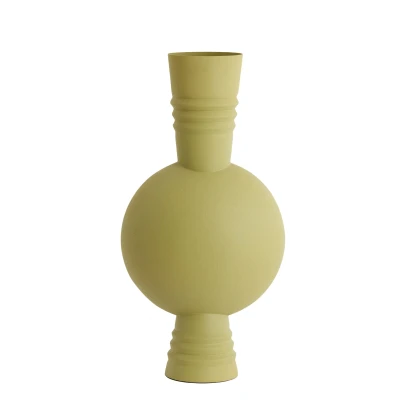 Afbeelding van Light &amp; Living Vaas KAVANSI Ø21x60cm Groen