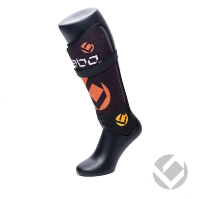 Afbeelding van F1 Washable Scheenbeschermers Black Orange 990 L Zwart Hockey