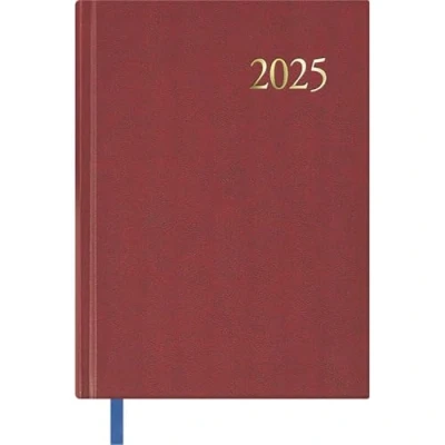 Afbeelding van Dohe Algarve Agenda 2025, Portugees dagboek, A5, 14 x 20 cm, 12 maanden januari tot december, hardcover, jaarplanner, kantoorbenodigdheden, Bordeaux