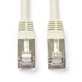 Afbeelding van Netwerkkabel Cat5e S/FTP 1 meter (100% koper, Grijs)