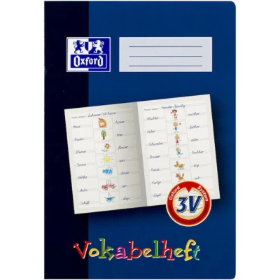 Afbeelding van Oxford 100057954 schrijfblok &amp; schrift Blauw A4