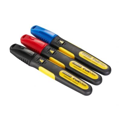 Afbeelding van Fm markeerstift rd/zw/bl 3dlg Stanley