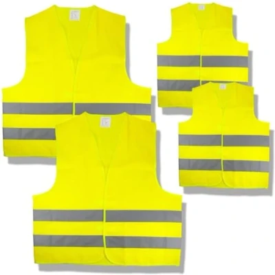 Afbeelding van CARTREND 50252 Hoog zichtbaarheidsvest Geel XL (x2), S (x2)