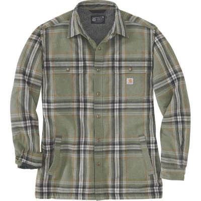 Afbeelding van Carhartt Jacke Flannel Sherpa Lined Shirt Jac Basil 2XL