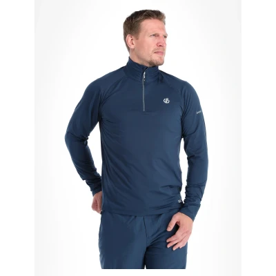 Afbeelding van Dare 2b Fuse Up II Stretch voor heren, skiën, wandelen en trekking, warm gerecycled stretchmateriaal, sneldrogend 1/4 ritssluiting