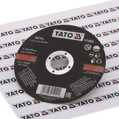 Afbeelding van YATO YT 5920 Snijschijf, haakse slijper 115