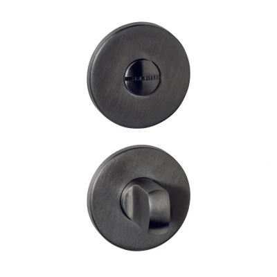 Afbeelding van Intersteel WC sluiting verdekt ø52x6mm met stift 6 8mm PVD antraciet
