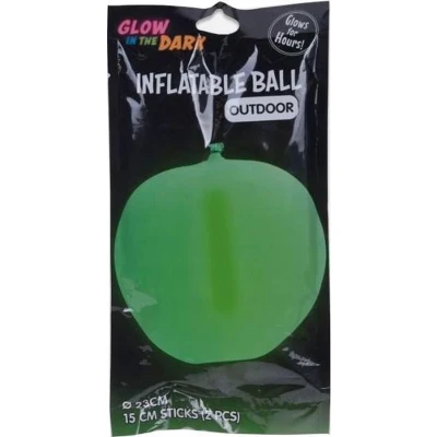 Afbeelding van Free And Easy Ballon Glow In The Dark 23 Cm Latex Groen 3 delig