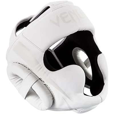Afbeelding van Venum ELITE Headgear Kickboks Hoofdbeschermer Wit
