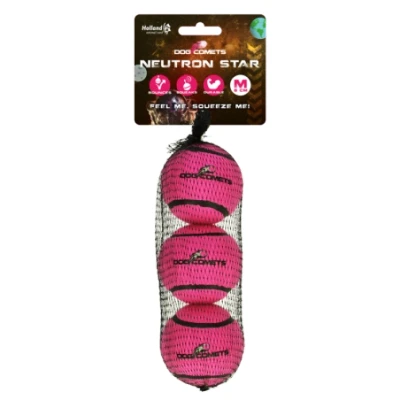 Afbeelding van Dog Comets Bal Neutron Star 3 Stuks Roze