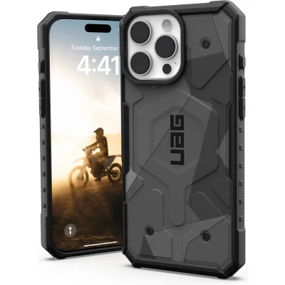 Afbeelding van Urban Armor Gear Pathfinder SE Hoesje Geschikt voor Apple iPhone 16 Pro Max Compatibel met MagSafe Back Cover Beschermhoes Geo